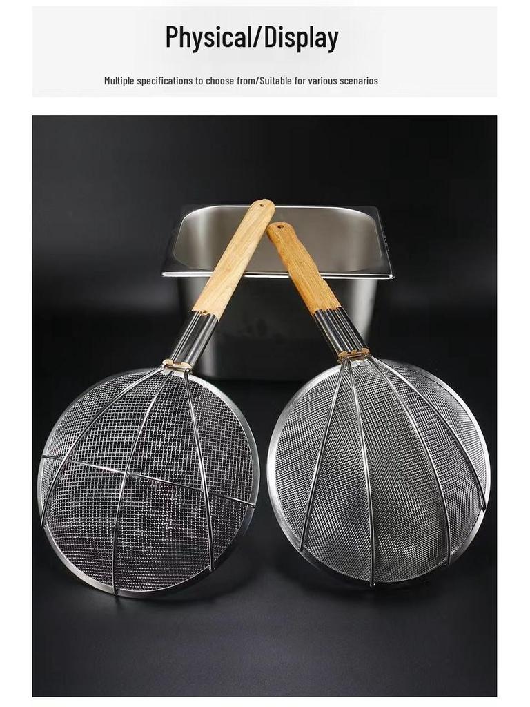 Schiumarola/Colino in Acciaio Inossidabile 304 per Uso Alimentare per Cucina Professionale