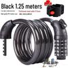Anti-theft Combination Bike Lock: Portable Steel Cable for Mountain and Electric Bikes
