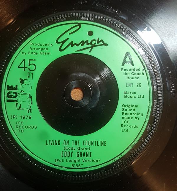 

7inch Record EDDY GRANT - Living On The Frontline (Full Lengt ENY26 Ensign UK Dance & Electronica Used