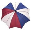 Großer Stern Blume Lang Schwer zu bekommen Paspel Regenschirm, Motiv, Regenschirm, tief, nass, (Marine 6)