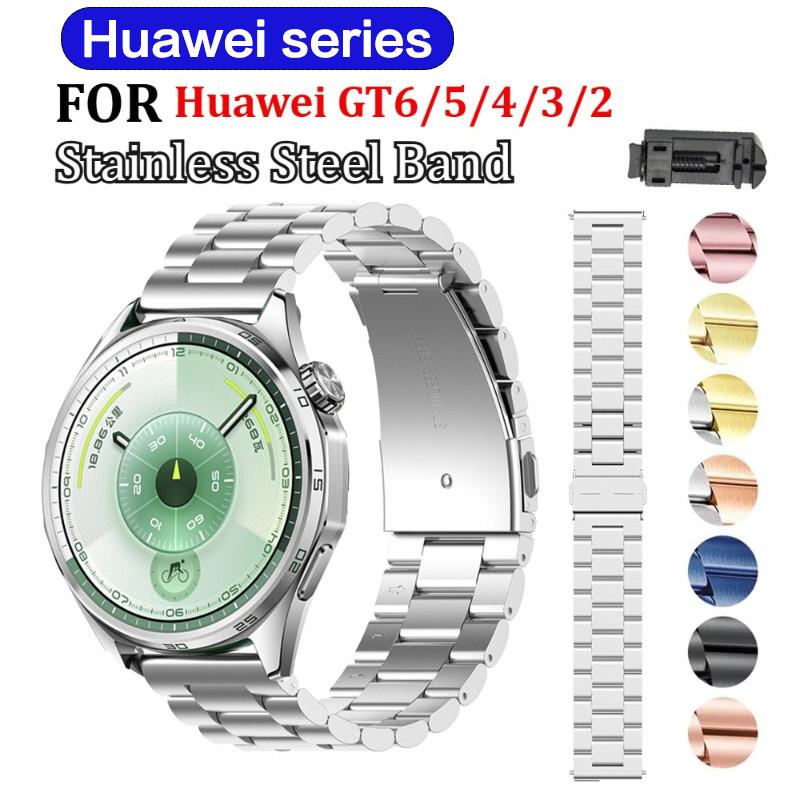 Watchbands For Huawei Watch GT6 GT 6 Pro GT5 46mm Stainless Steel Strap Bracelet For Huawei GT3 Pro 43mm GT2 GT3 42mm Metal Band