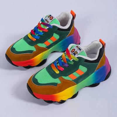 Fashion Platform Sneakers for Women Trend Colorful Thick Sole Sneakers Woman Sports Shoes Designer Ladies Shoes Zapatos Mujer