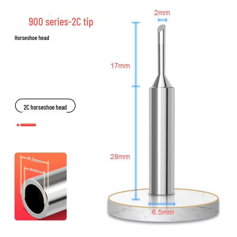 900 High Temp 400°C Soldering Iron Tip for 936 Station - Internal Heat, Constant Temp, K Horseshoe Tip