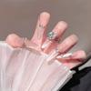 Cat's Eye Wearing Nail Pure Hand-made Nail Piece Fake Nail Wearing Nail Piece Advanced Sense Thin Dog Long