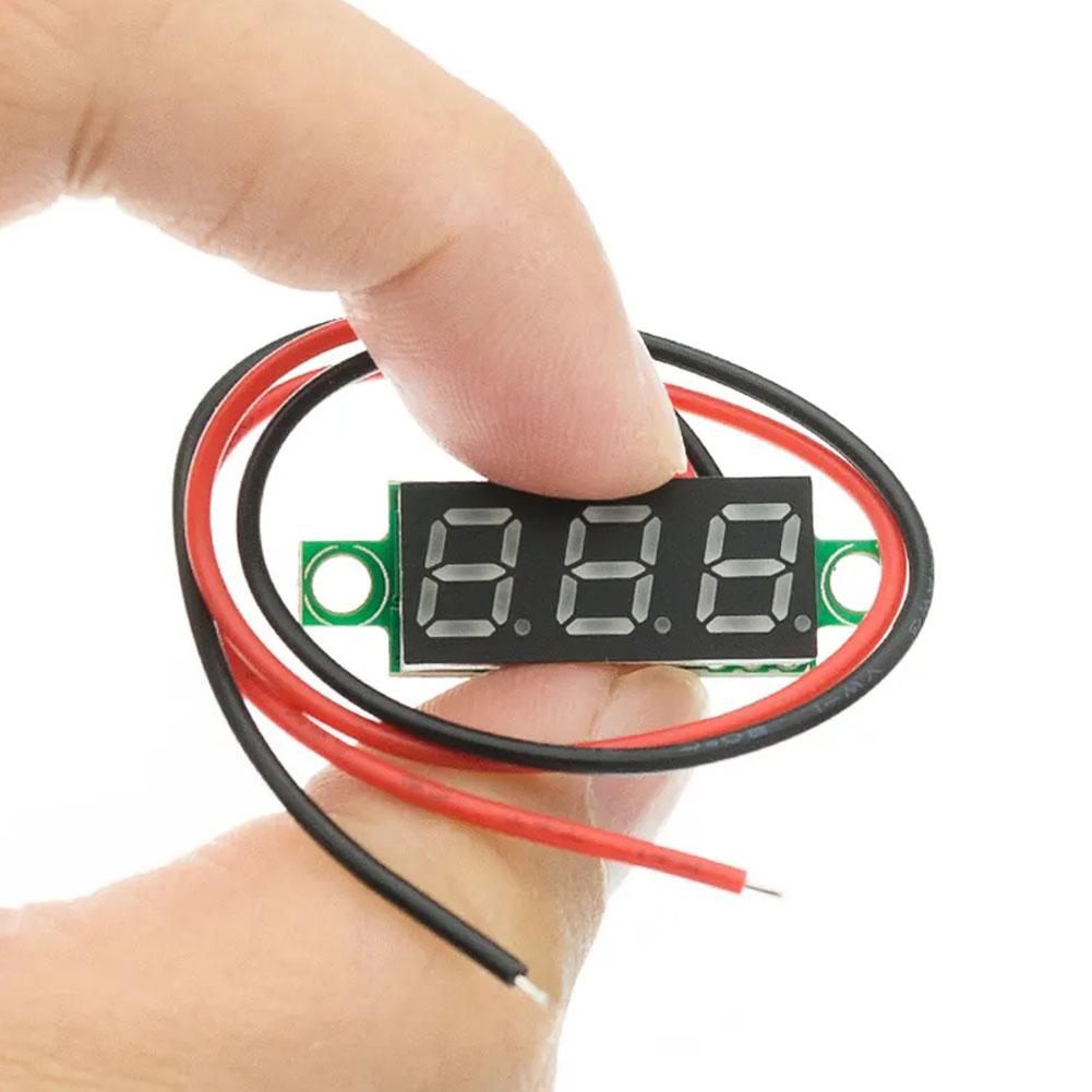 NEW High-end 0.28 Inch DC LED Digital Voltmeter 0-100V Voltage Meter Auto Car Mobile Power Voltage Tester 12V 10A