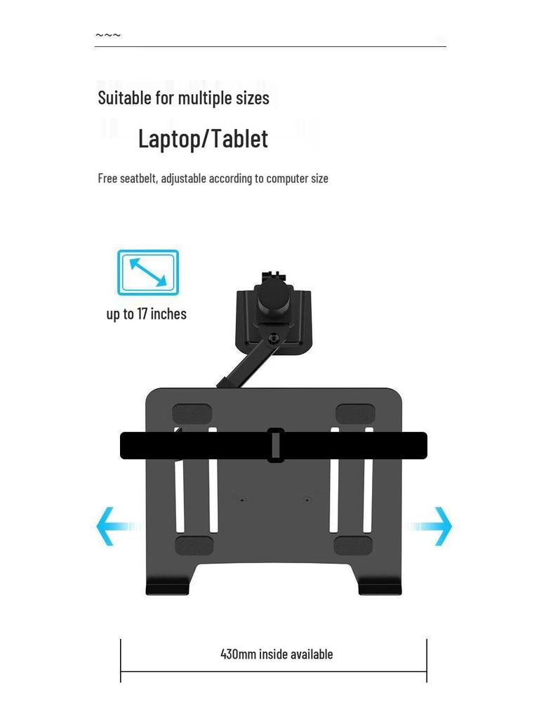 Adjustable Rotating Laptop Stand with Heat Dissipation