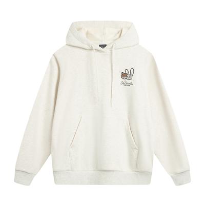 Li Ning Disney Loose Pullover Hoodie With Logo Pattern Women Hoodies AWDVA00-2