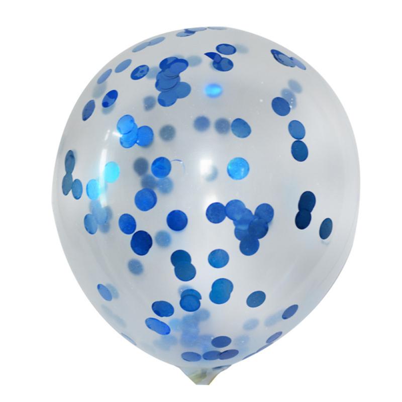 Latex  Transparent  Balloon 12-inch Sequined Confetti Holiday Wedding Decoration Confession Balloon