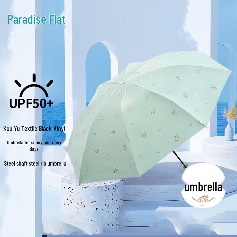 Трехстворчатый дорожный зонт Paradise с защитой от УФ-лучей