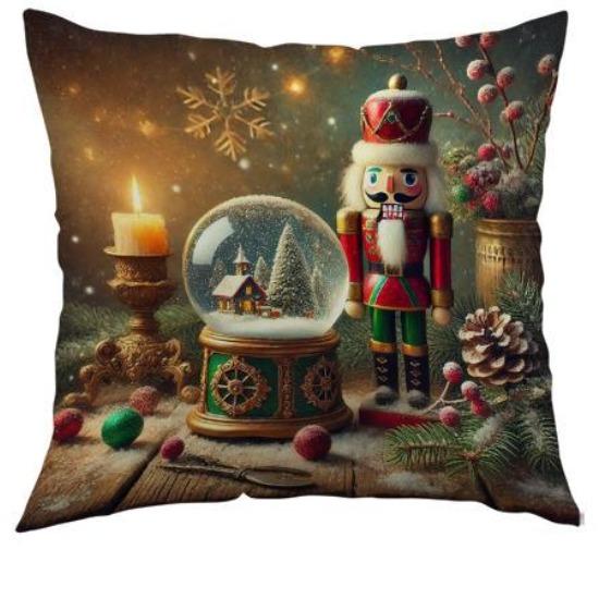 

Christmas Pillow Cover Home Pillow Cushion Printed Sofa Decoration New Polyester Cushion Cover 45*45cm