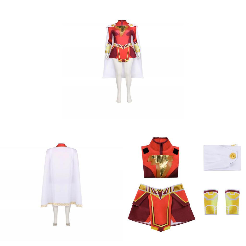 Shazam 2 Cosplay Costume With Flexible Fabric For Halloween And Stage Shows