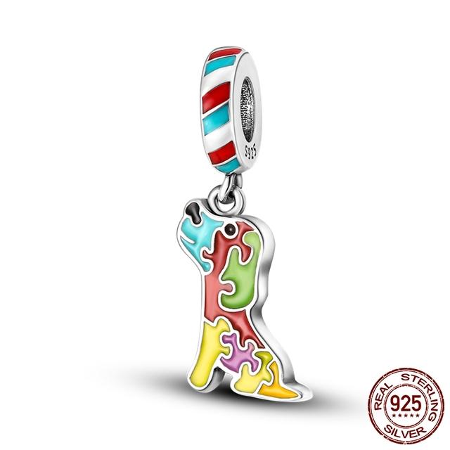 Tiere Insekten Sammlung Hund 925 Silber Charms Bead Fit Original Fasion Armband Diy Frauen Schmuck Geschenk