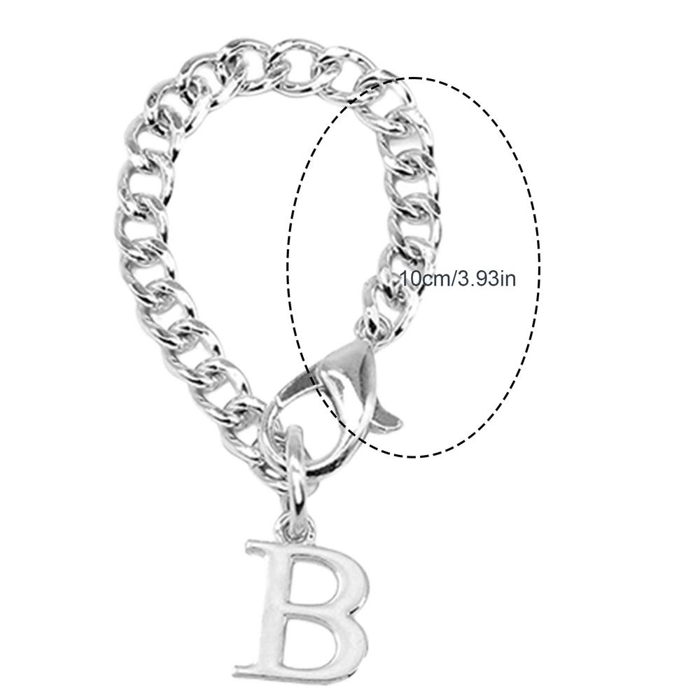 

Letter Pendant For Cup Stainless Fashionable Car Keys Pendant 26 Letters Design Thermal Cup Pendant Rearview Mirror Pendant