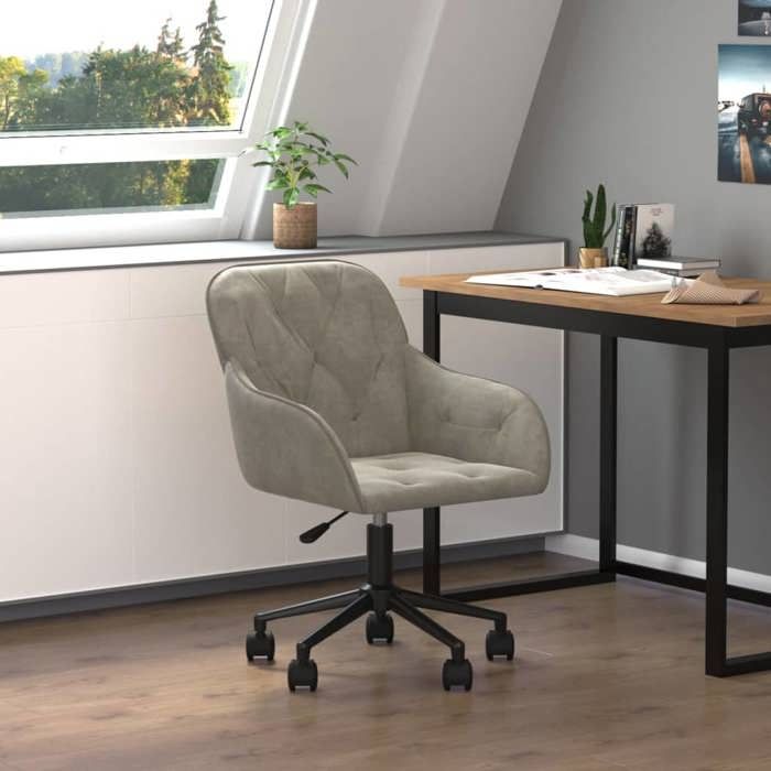 VidaXL Swivel Office Chair Computer Chair Swivel Office Armchair Office Seat Indoor Office Furniture 344867