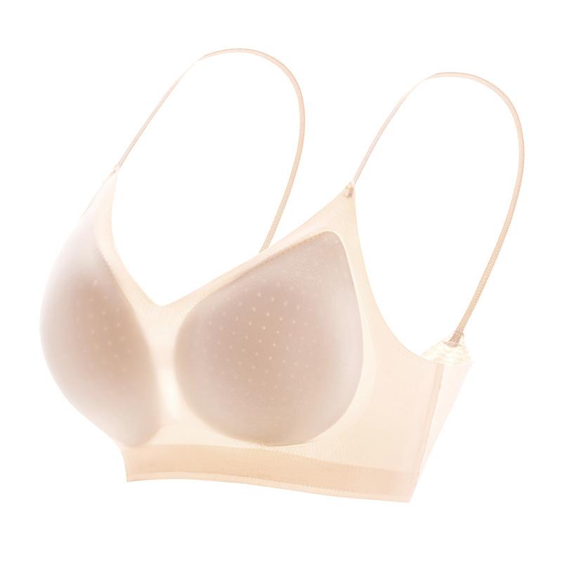 Piece, cool lift, secondary breasts, upper support, anti-hanging and seamless, beautiful back bra cover, thin