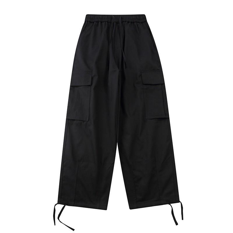 Vintage Cargo Pants Loose Fit Streetwear Casual Trousers Men Women