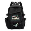 Cartoon Unisex Demon Printed Backpack Student School Waterproof Canvas Nylon Bag