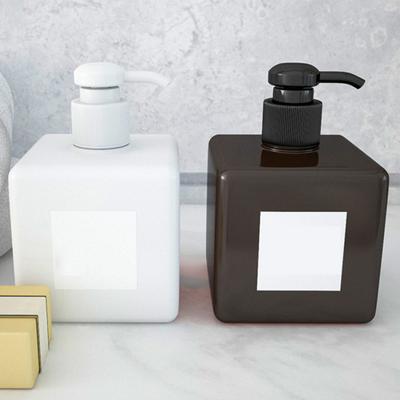 250/450ml Plastic Liquid Soap Lotion Dispenser Refillable Press Pump Bottle