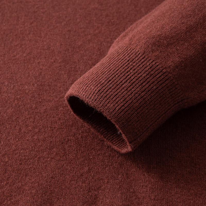 Men's Plus Size V-Neck Long Sleeve Wool Blend Sweater