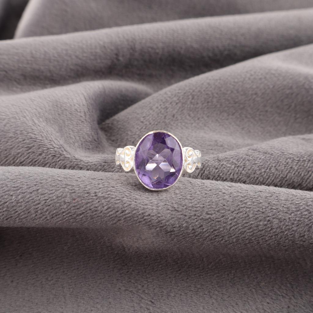 Natural Iolite Gemstone 925Sterling Silver Jewelry Handmade Stylish Ring For Her RR-66-11
