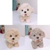 Plush Bichon Frise Dog Toy With Pp Cotton Filling For Kids And Collectors