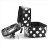 New Double-layer Makeup Bag Polka Dots Portable Travel Makeup Case Large Capacity Travel Toiletries Organizer