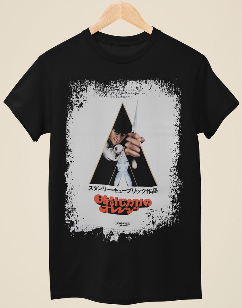 A Clockwork Orange - Japanese Movie Poster Inspired Unisex Black T-Shirt Unisex T-Shirt XL