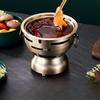 Personal Cast Iron Hot Pot with Alcohol Stove