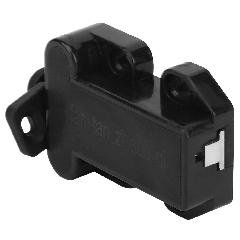 6 Sets Nylon Cabinet Drawer Rebound Self Locking Door Latches Furniture Hardware AccessoriesBlack