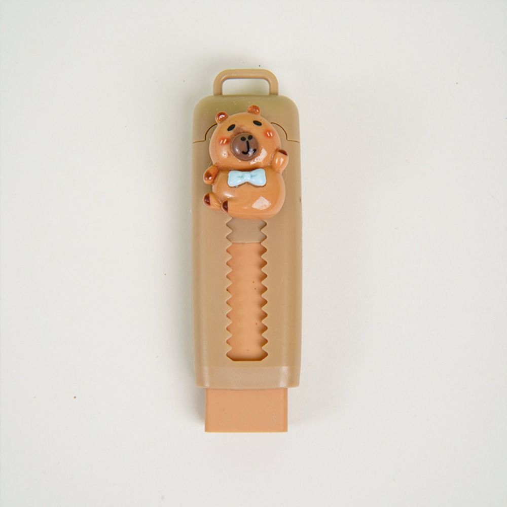 1ks guma na kapybaru, roztomilá měkká guma 4B, školní potřeby, čistý nepořádek, zdarma, kancelářské potřeby pro studenty