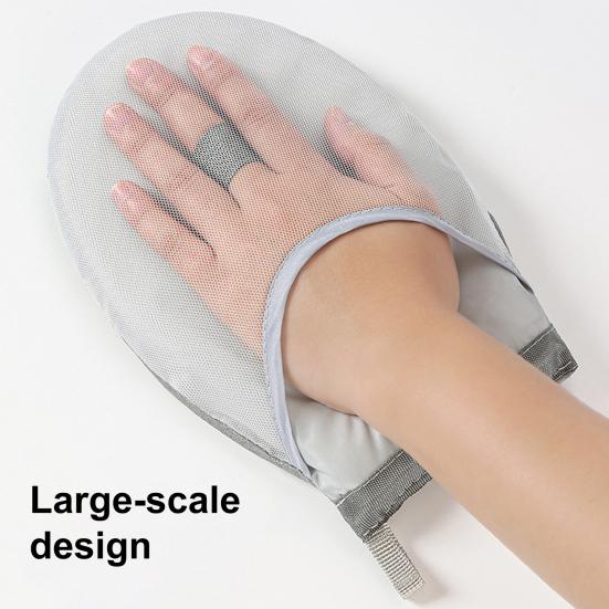 Yousheng Garment Steamer Ironing Glove with Finger Loop Heat Resistant Handheld Anti-Steam Mitt Clothes Steaming Ironing Board Hand Protector