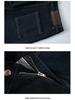 2024 Women's High-Waisted Warm Wide-Leg Velvet Denim Pants