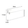 Yamazaki Kitchen Paper Holder, Under-Cabinet Kitchen Paper Holder with Plate, White, 2440