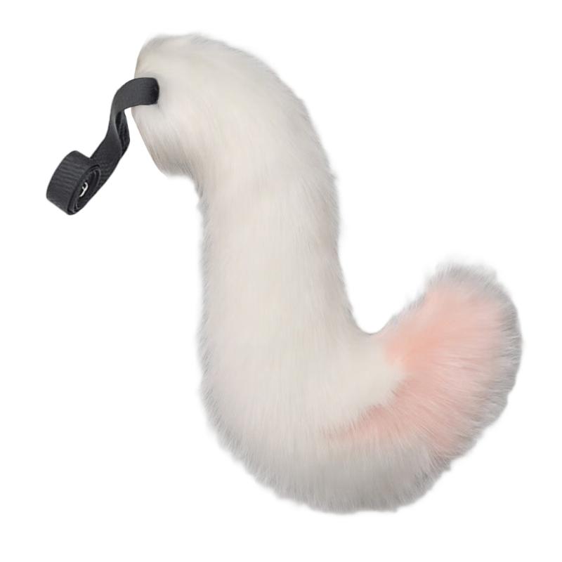 Wolf Foxes Tail Foxes Ears Headband Faux Furs Animal Tail Halloween Christmas Fancy Party Costume Gift for Women Men