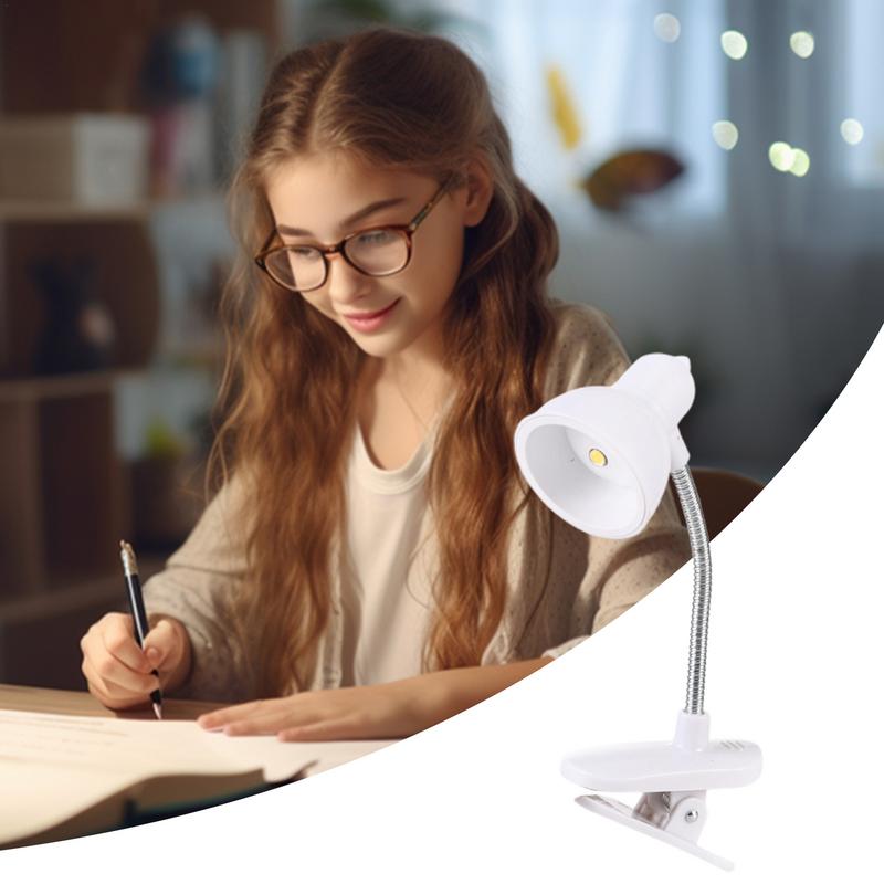 Clip On Lamp Creative Table Lantern With Clamp Rechargeable Night Light Clip On Eye Care Study Lamp For Desk Nightstand