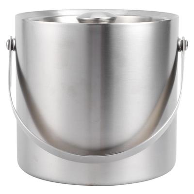 Κάδος Πάγου 3L με Καπάκι Φορητός Διπλού Τοιχώματος Κάδος Πάγου για Κρασί για Χρήση σε Μπαρ Ξενοδοχείο Πάρτι