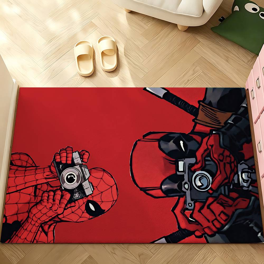 Cute-D-deadpool-S Carpet Bathroom Anti-slip Mat Door Mat Home Decoration Mat Entrance Door Mat Scratch-resistant Door Mat
