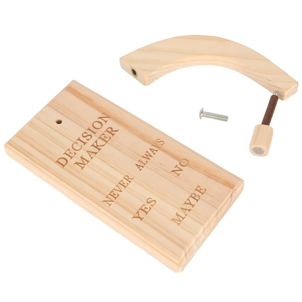 Wooden Magnetic Decision Maker Innovative Oscillating Magnetic Selector Swing To Find Answer for Indecisive Person 1