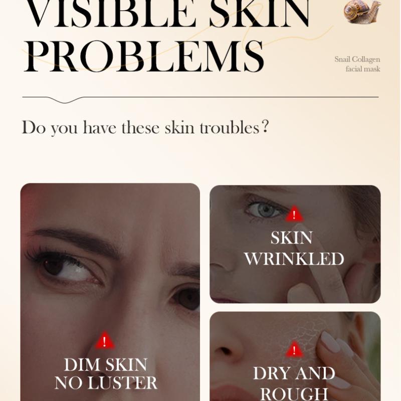Snail Mask SADOER Collagen Anti-Wrinkle Firming Fine Skin Mask
