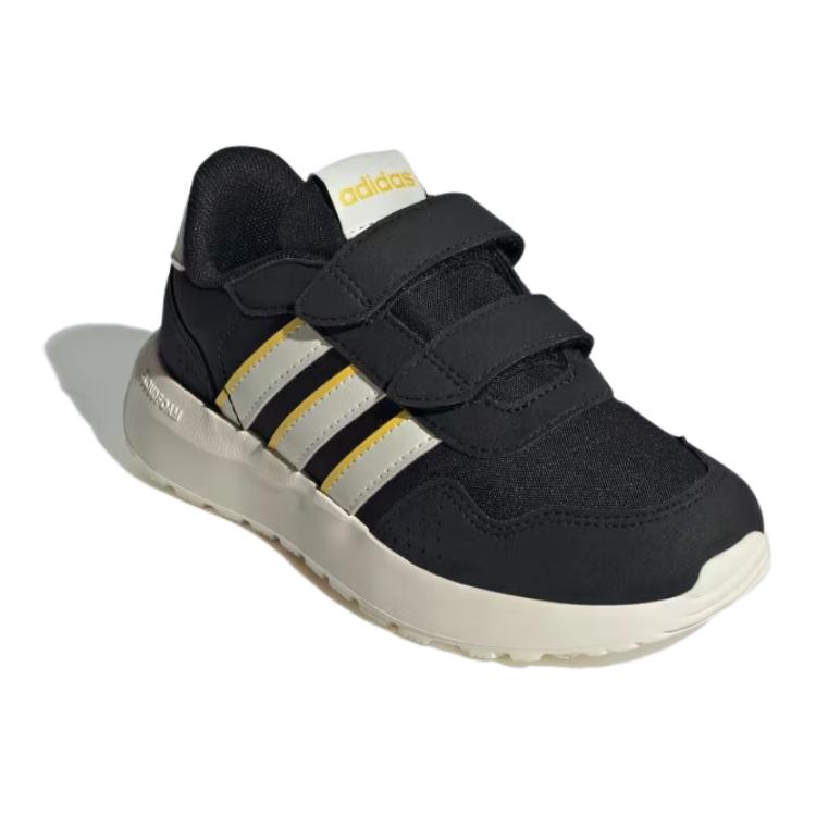 Adidas Run 60s C Black White Yellow Kids Sneakers Core-Black Off-White Utility-Yellow IE6436