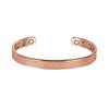 Vinterly Pure Copper Magnetic Bracelets Adjustable 8mm Knot Magnet Cuff Bangle Vintage Health Energy Jewelry Women Men Resizable