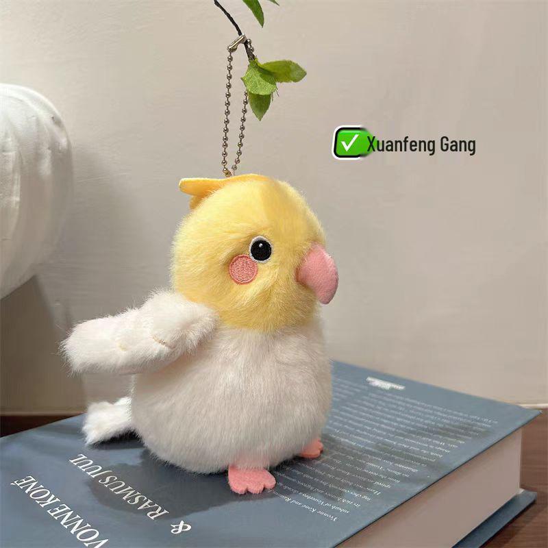 

Плюшевый кулон «Неразлучники»: Брелок-подвеска «Попугай, Пингвин и Синица» для рюкзака или сумки 11cm