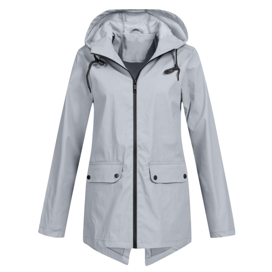 Windproof Hooded Lightweight Outdoor Windbreaker Jacket Thin Women's Outerwear
