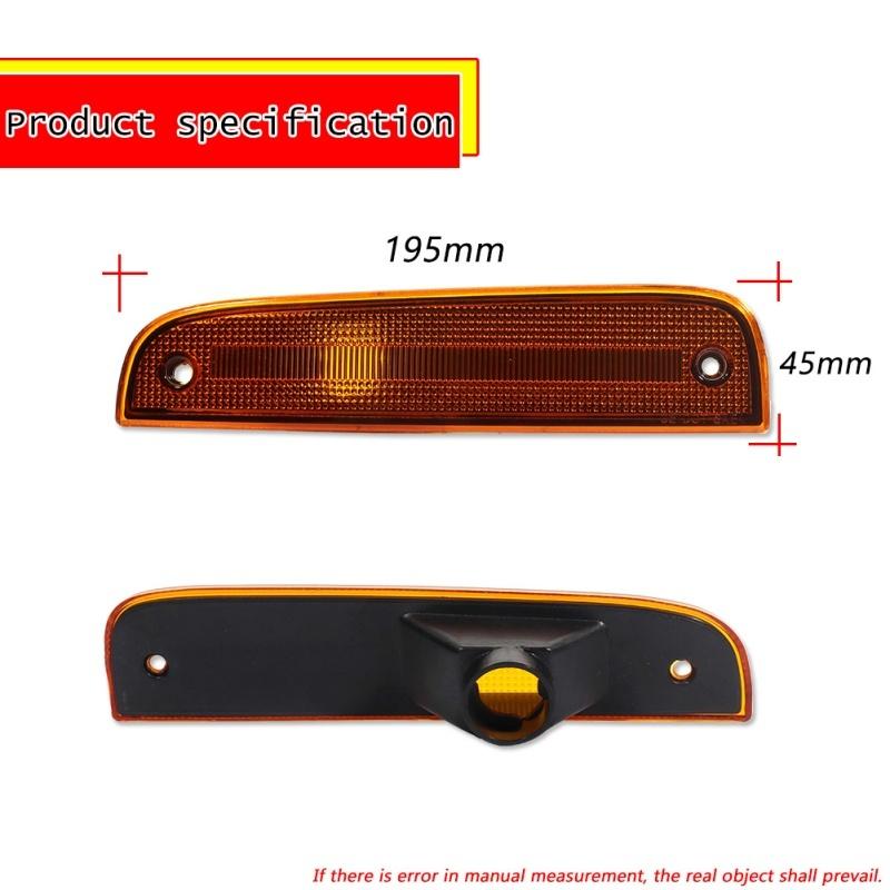 Front Bumper Side Marker Signal Light Housing Covers For Jeep Cherokee 1997 1998 1999 2000 2001 No Bulb/Socket Car Accessories