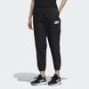 Adidas Neo Small Logo Large Pocket Mid-Waist Drawstring Sports Pants Women Bottoms Black H16303