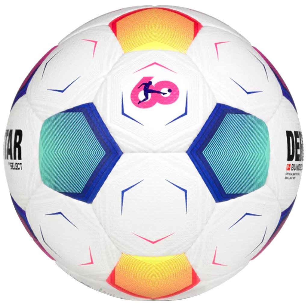 DERBYSTAR Bundesliga Brillant APS V23 FIFA Quality Pro Ball, Unisex White Football