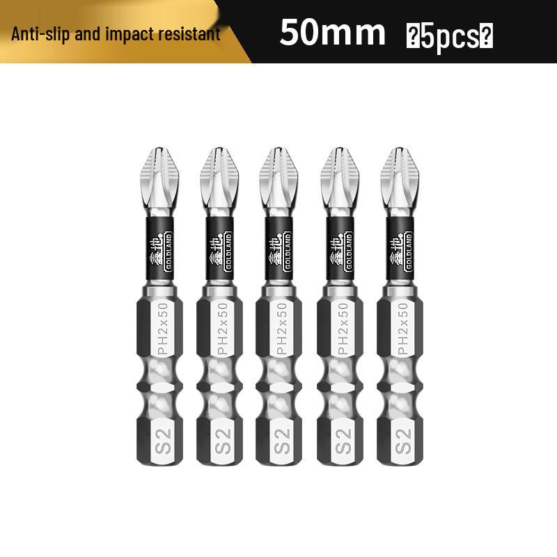Magnetic Anti-Slip Phillips Head Electric Screwdriver Set - High Hardness, Extended Hex Socket Bits