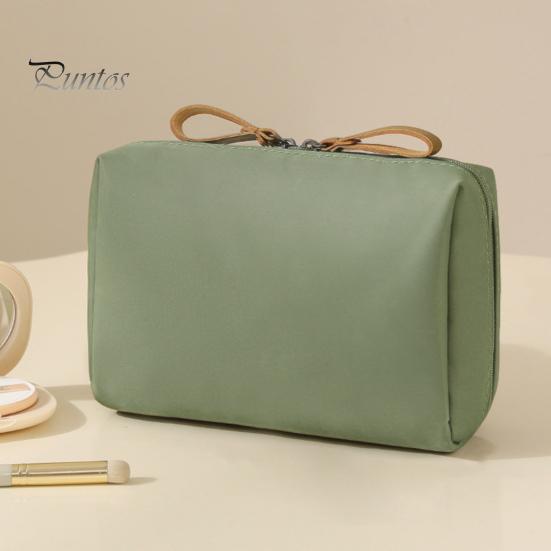 Portable Storage Bag Makeup Organizer Zipper Closure Large Capacity Waterproof Travel Makeup Pouch for Women