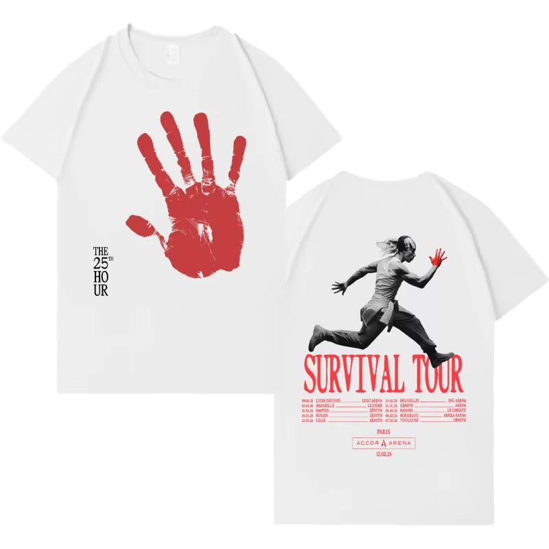Singer Riles 2026 Tour Fashion Short Sleeve ST Shirts Unisexs Harajuku Pure Cotton Cozy Tshirt Casual Loose Tee Shirts