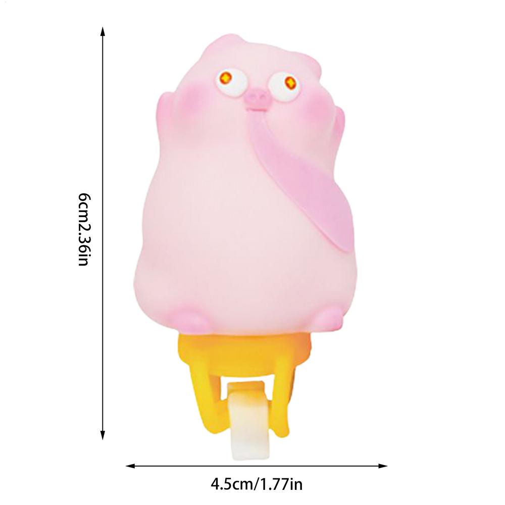 Bicycle Handlebar Ornament Cartoon Animal Bicycle Handlebar Decoration Accessory For Scooter Cycling Riding Kids Outdoors Sports